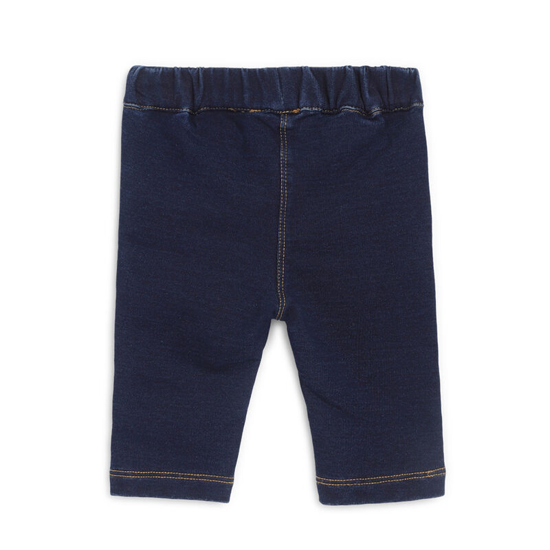 Girls Dark Blue Solid Jeans image number 1